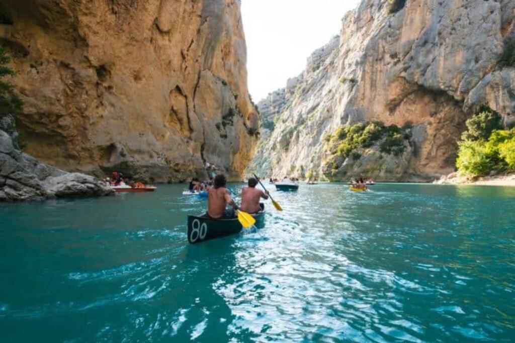 Gîte provençal indépendant avec piscine chauffée : LE SUY BIEN Flayosc Exterior foto
